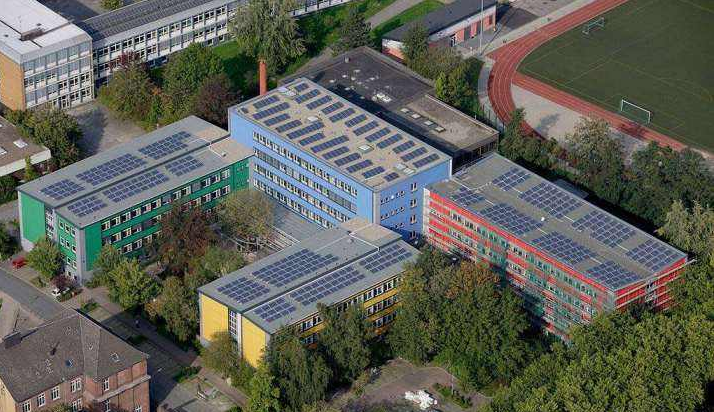 正定縣教育局下轄學校分布式屋頂光伏電站施工圖設(shè)計（光伏發(fā)電工程）